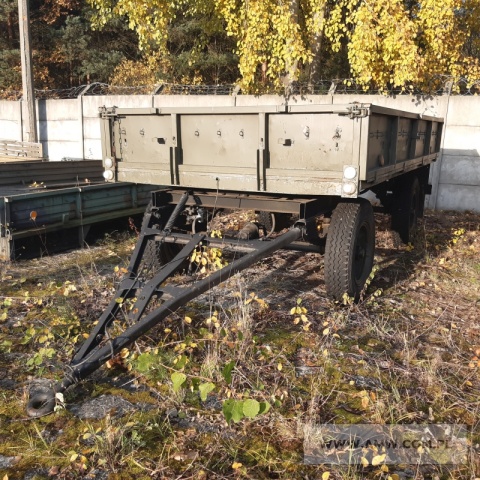 Przyczepa transportowa średniej ładowności D-46 (przebieg: 49 774 km) 